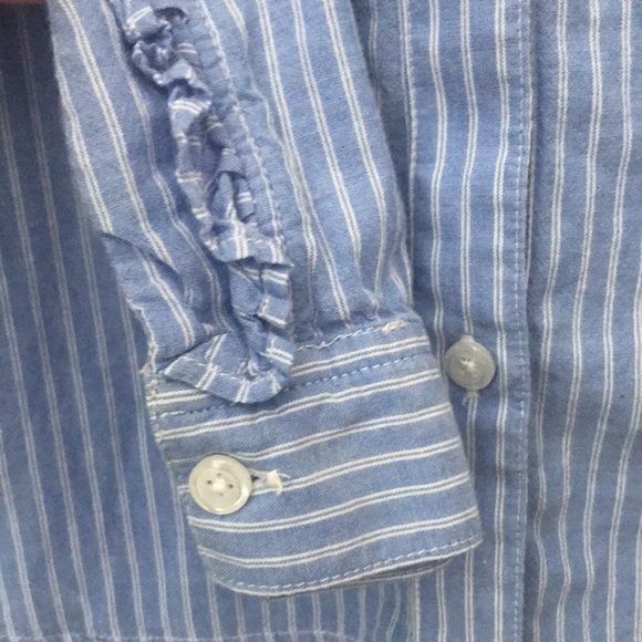 Rails Ruffle-Sleeve Button Down - Picture 5 of 8